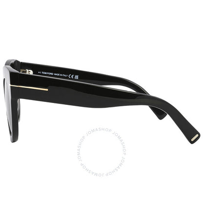 Tom Ford, Lucilla Smoke Mirror Cat Eye Ladies Sunglasses