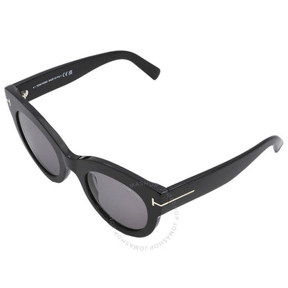 Tom Ford, Lucilla Smoke Mirror Cat Eye Ladies Sunglasses