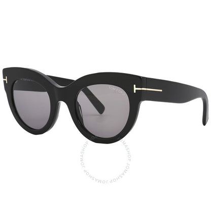 Tom Ford, Lucilla Smoke Mirror Cat Eye Ladies Sunglasses