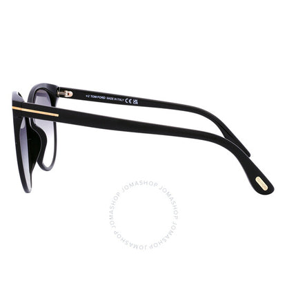 نظارات شمسية نسائية من توم فورد، ماكسيم دخان متدرج، بتصميم عين القطة