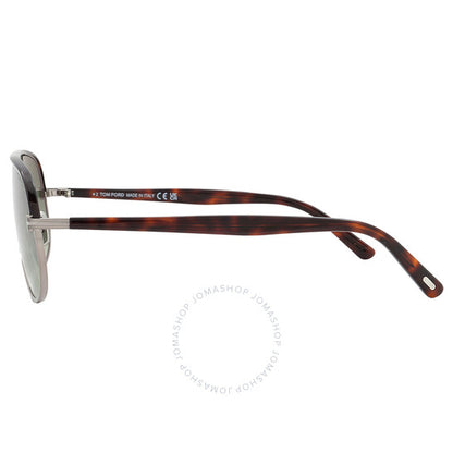 نظارات شمسية توم فورد ماكسويل بايلوت الخضراء المتدرجة للرجال