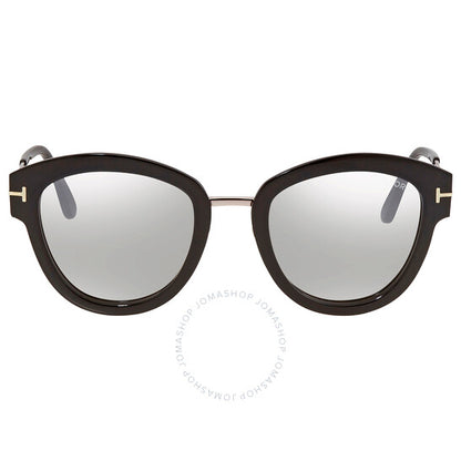 نظارات شمسية دائرية نسائية من توم فورد، ميا سموك ميرور