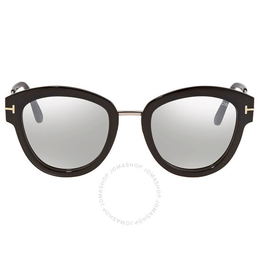 نظارات شمسية دائرية نسائية من توم فورد، ميا سموك ميرور