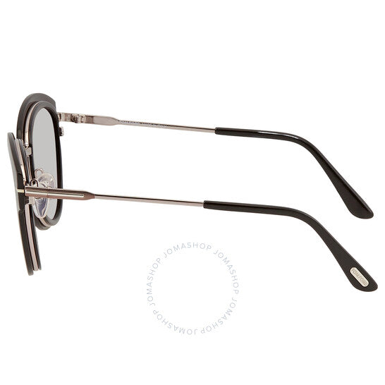 نظارات شمسية دائرية نسائية من توم فورد، ميا سموك ميرور