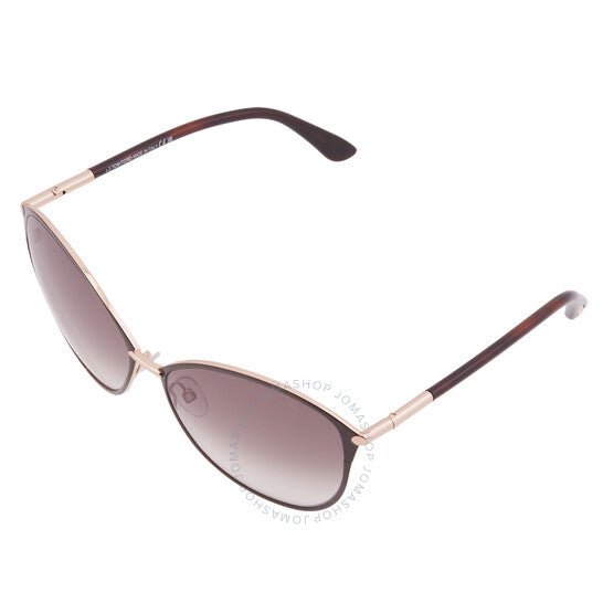 Tom Ford, Penelope Brown Gradient Butterfly Ladies Sunglasses