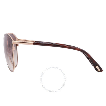 Tom Ford, Penelope Brown Gradient Butterfly Ladies Sunglasses
