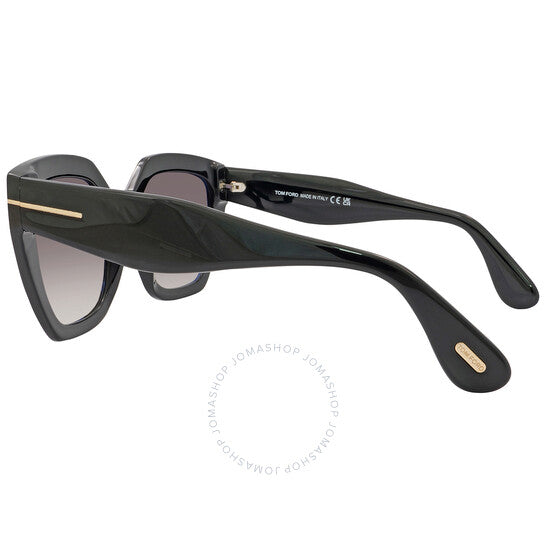 Tom Ford, Phoebe Grey Butterfly Ladies Sunglasses