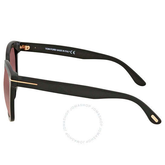 Tom Ford, Amarra Red Gradient Square Ladies Sunglasses