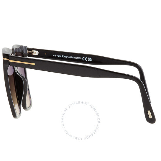 نظارات شمسية نسائية مربعة متدرجة اللون من توم فورد، سابرينا سموك