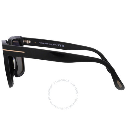Tom Ford, Selby Polarized Smoke Square Ladies Sunglasses