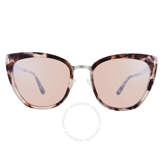 توم فورد، نظارات شمسية سيمونا شامبانيا فضية فلاش باترفلاي للسيدات