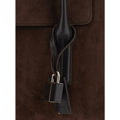 Suede Calf + Smooth Calf Large Shoulder Bag