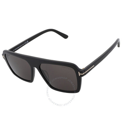 نظارات شمسية مربعة للرجال من توم فورد، فينسنت سموك