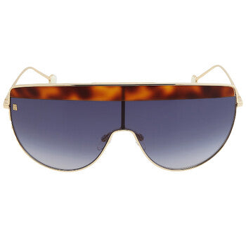 Dark Gray Gradient Irregular Ladies Sunglasses