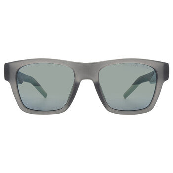 Grey Green Square Men's Sunglasses