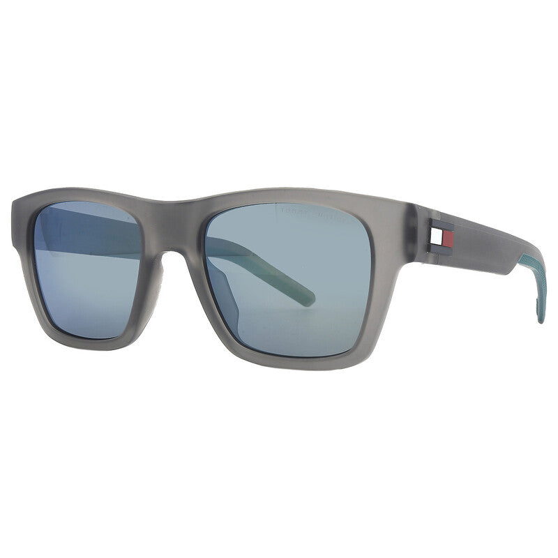 Grey Green Square Men's Sunglasses