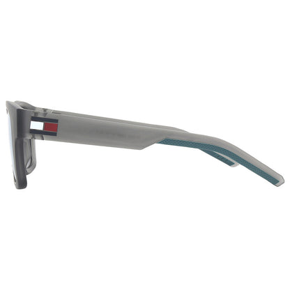 Grey Green Square Men's Sunglasses