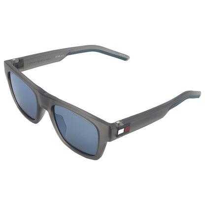 Grey Green Square Men's Sunglasses