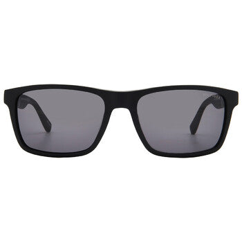 Grey Rectangular Men's Sunglasses