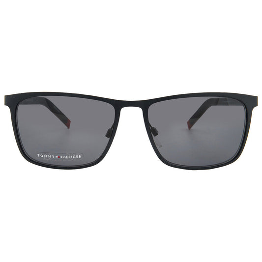 Grey Rectangular Men's Sunglasses