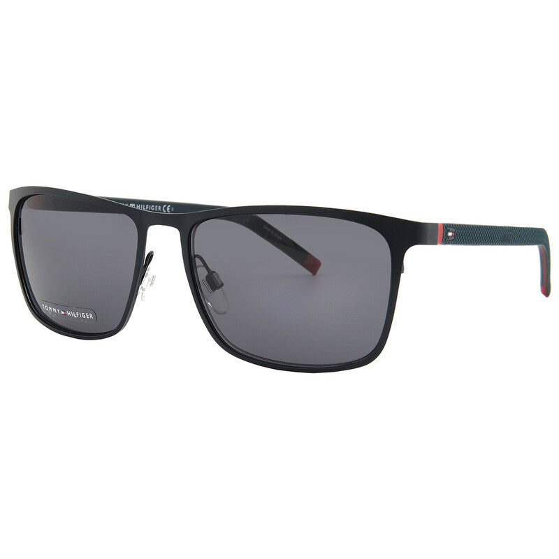 Grey Rectangular Men's Sunglasses