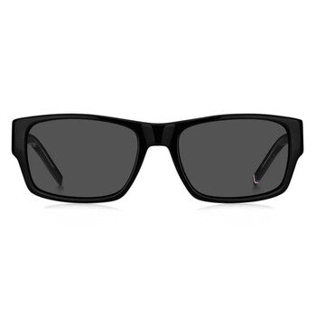 Grey Rectangular Men's Sunglasses