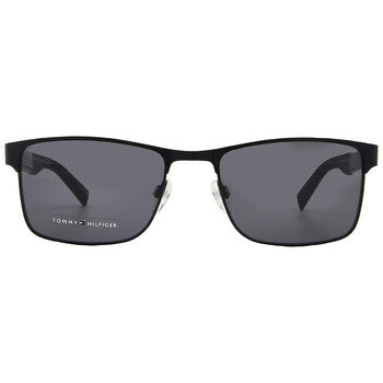 Grey Rectangular Men's Sunglasses