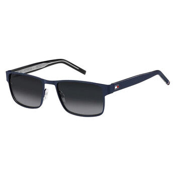 Grey Shaded Rectangular Men's Sunglasses