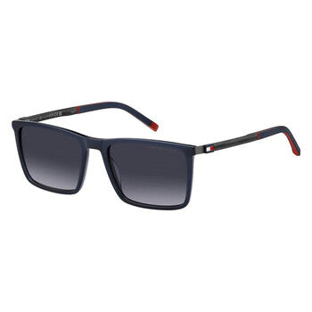 Grey Shaded Rectangular Men's Sunglasses