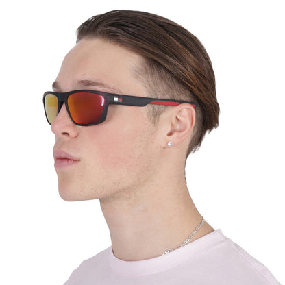 Infrared Rectangular Men's Sunglasses