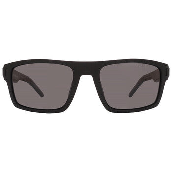 Polarized Grey Rectangular Men's Sunglasses