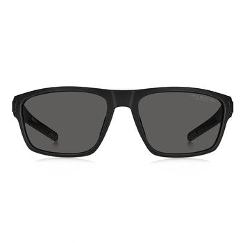 Polarized Grey Rectangular Men's Sunglasses