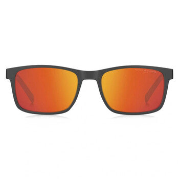Red Multilayer Square Men's Sunglasses