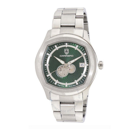 Torino Carrero, Aequilux Automatic Green Dial Men's Watch