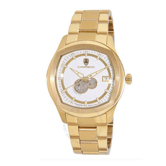 Torino Carrero, Aequilux Automatic White Dial Men's Watch