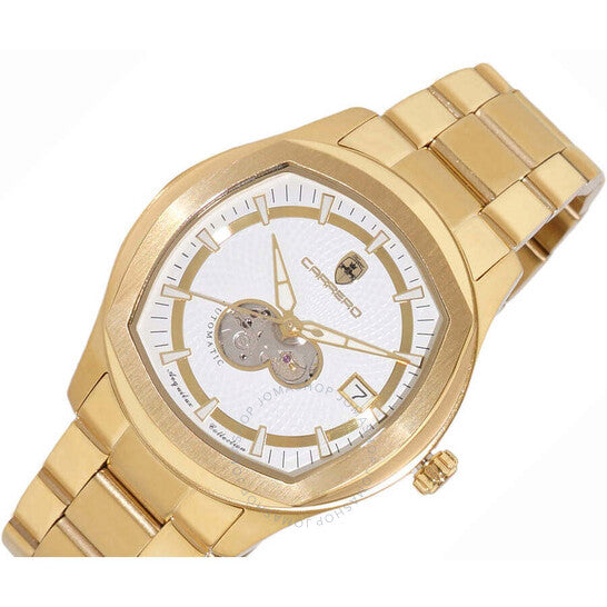 Torino Carrero, Aequilux Automatic White Dial Men's Watch