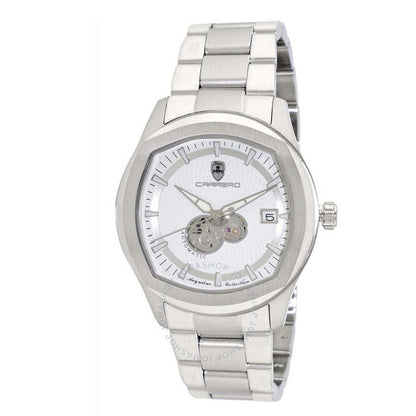Torino Carrero, Aequilux Automatic White Dial Men's Watch