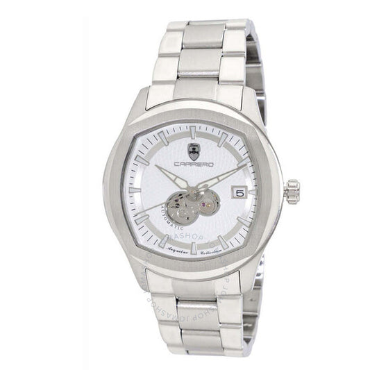 Torino Carrero, Aequilux Automatic White Dial Men's Watch