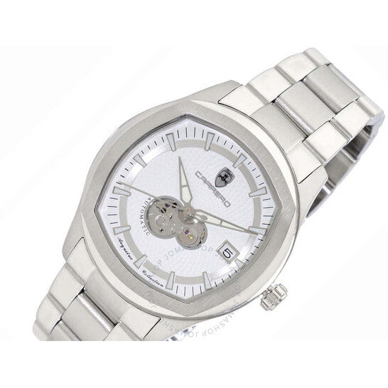 Torino Carrero, Aequilux Automatic White Dial Men's Watch