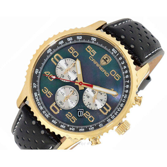 Torino Carrero, Aureum Chronograph Quartz Black Dial Men's Watch