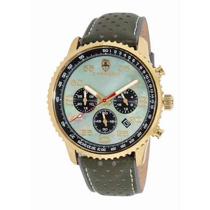 Torino Carrero, Aureum Chronograph Tachymeter Green Dial Men's Watch