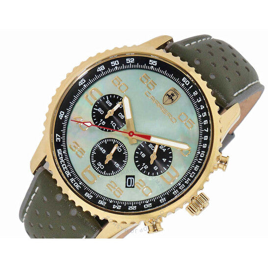Torino Carrero, Aureum Chronograph Tachymeter Green Dial Men's Watch