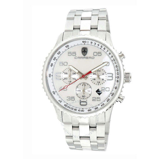 Torino Carrero, Aureum-Mb Chronograph Tachymeter White Dial Men's Watch