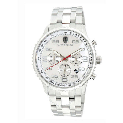 Torino Carrero, Aureum-Mb Chronograph Tachymeter White Dial Men's Watch