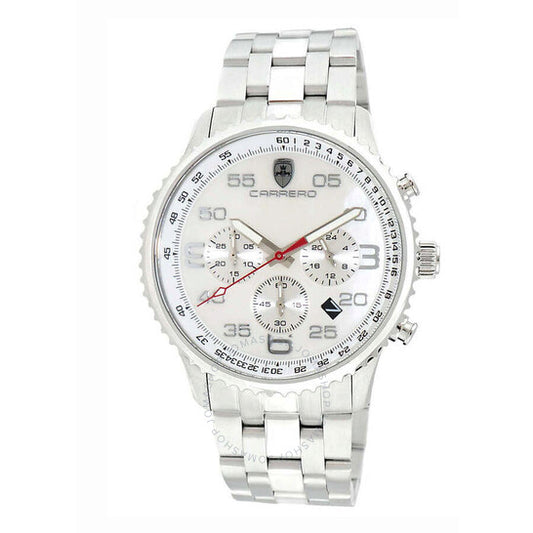 Torino Carrero, Aureum-Mb Chronograph Tachymeter White Dial Men's Watch