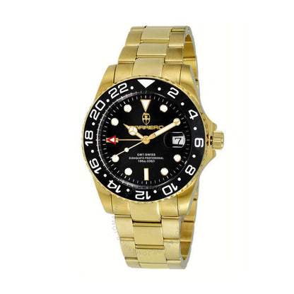Torino Carrero, Subaquatic GMT Quartz Black Dial Men's Watch