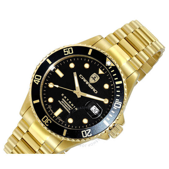 ساعة تورينو كاريرو، كاتانيا أوتوماتيكية للرجال بمينا أسود