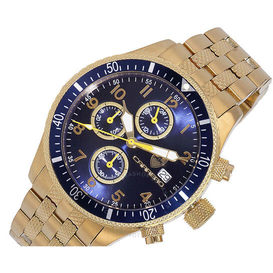 Torino Carrero, LaserGraph Chronograph Quartz Blue Dial Men's Watch