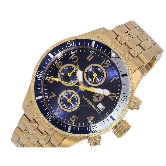 Torino Carrero, LaserGraph Chronograph Quartz Blue Dial Men's Watch