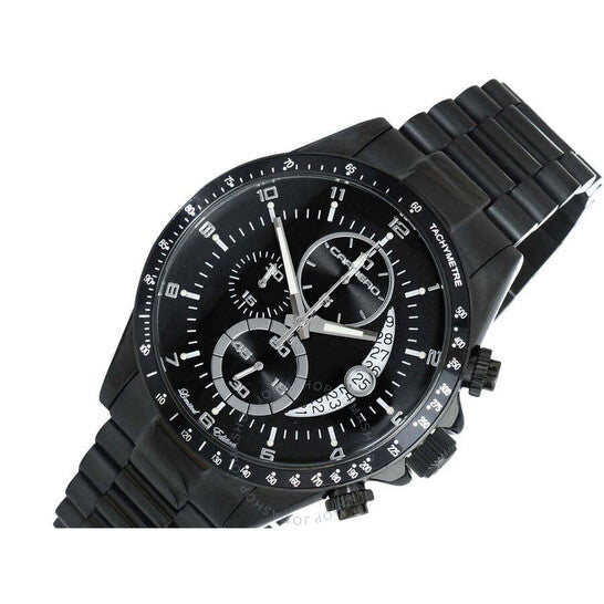 Torino Carrero, Winner Circle Chronograph Quartz Black Dial Men's Watch